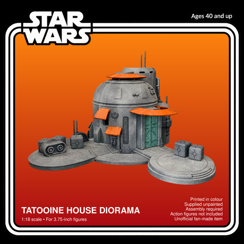 Star Wars Tatooine House 1:18 Diorama Kit - product card