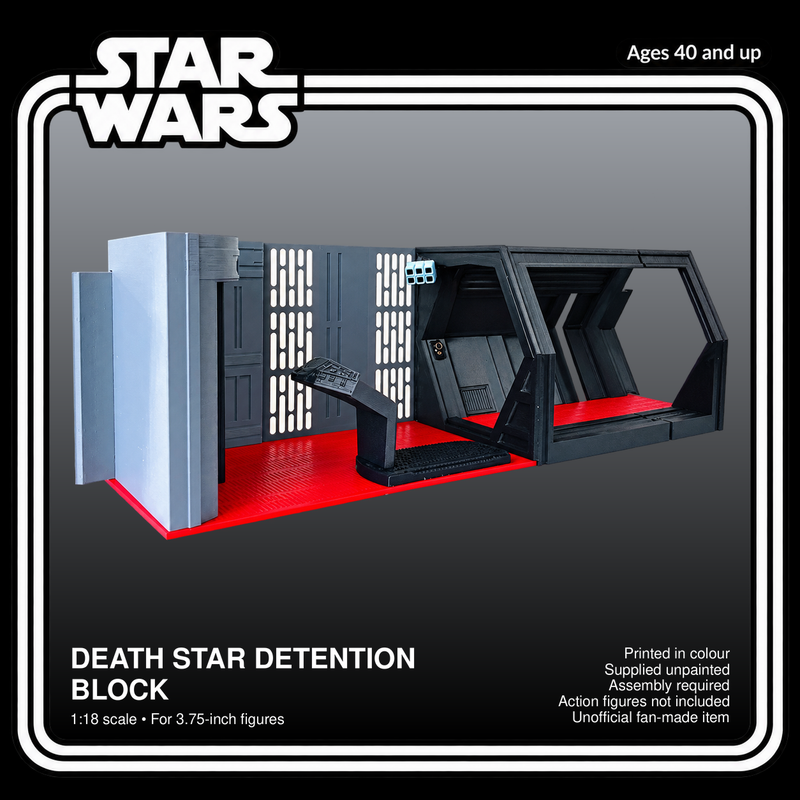 Star Wars Death Star Detention Block 1:18 Diorama Kit - product card
