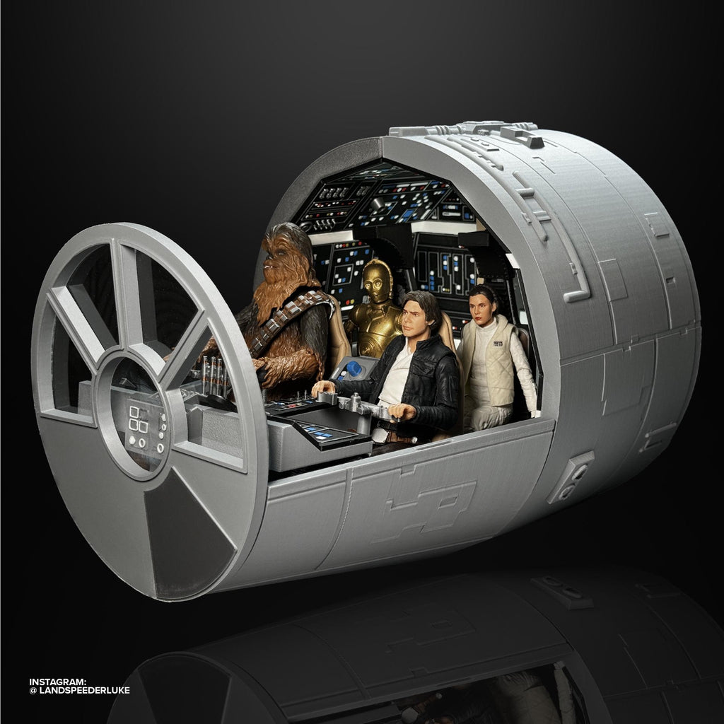 Star Wars Millennium Falcon Cockpit Diorama 1:18 Model Kit - product view 6