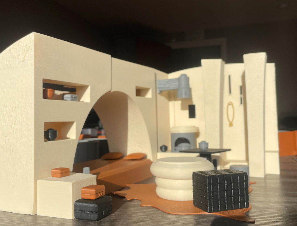Star Wars Obi-Wan Hut Interior Diorama 1:18 Model Kit - product view 6