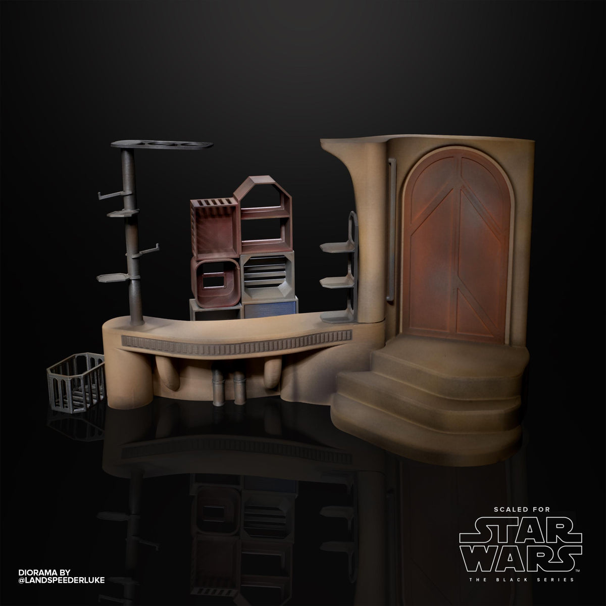 Star Wars Junk Shop Diorama 1:18 for 3.75 Inch Figures - product view 4