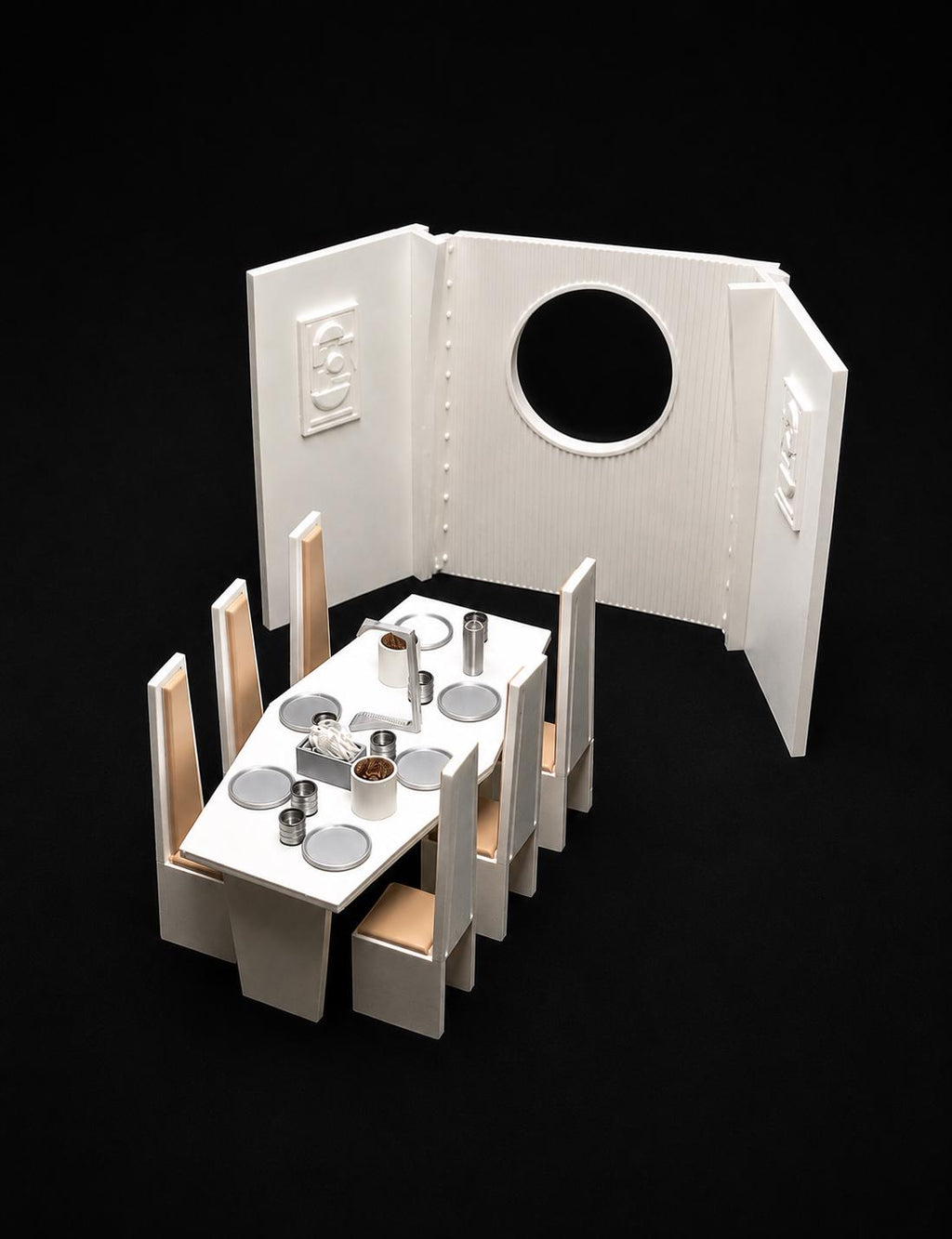 Heaven City Dining Room Diorama 1:18 for 3.75 Inch Figures - product view 3