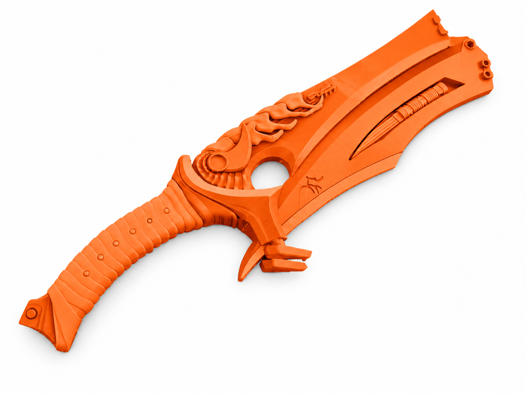 Predator Badlands Dek Folding Sword Colour 110cm 3D Printed Cosplay Prop Kit