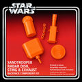 Star Wars Sandtrooper Backpack Radar Dish Sting Exhaust 3D Printed Prop Kit