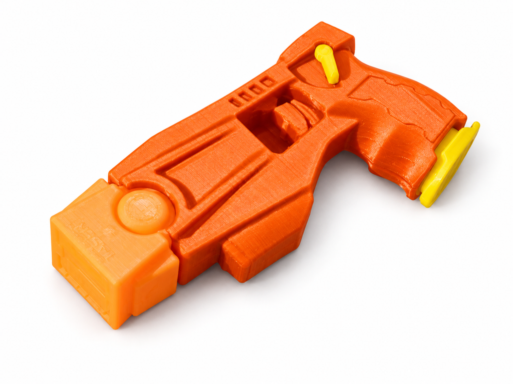 X26 Black Body Movie Taser Non-Functional 3D Printed Cosplay Prop Kit