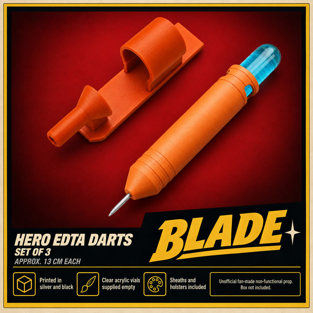 Blade HERO EDTA Darts Set of 3 13cm 3D Printed Cosplay Prop Kit