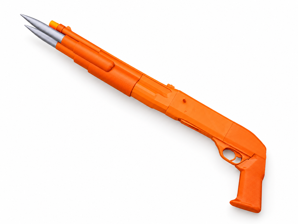 Blade M3 Benelli Shotgun with 2 Stakes 3D Printed Cosplay Prop Model Kit