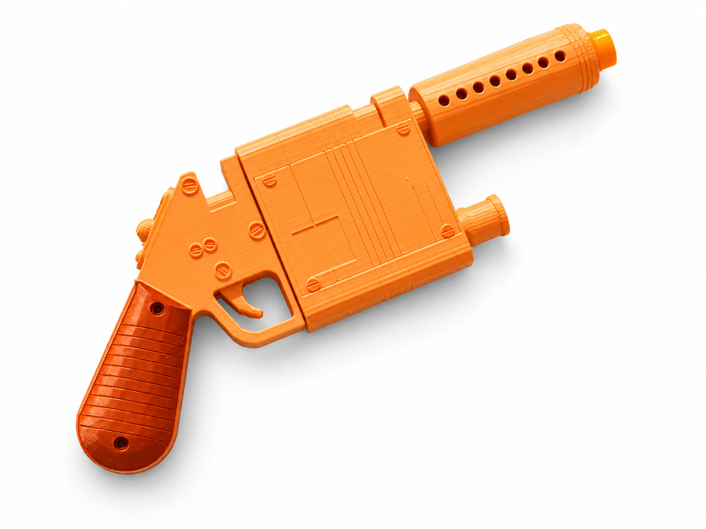Star Wars Rey NN-14 Blaster 23cm 3D Printed Toy Cosplay Prop Model Kit