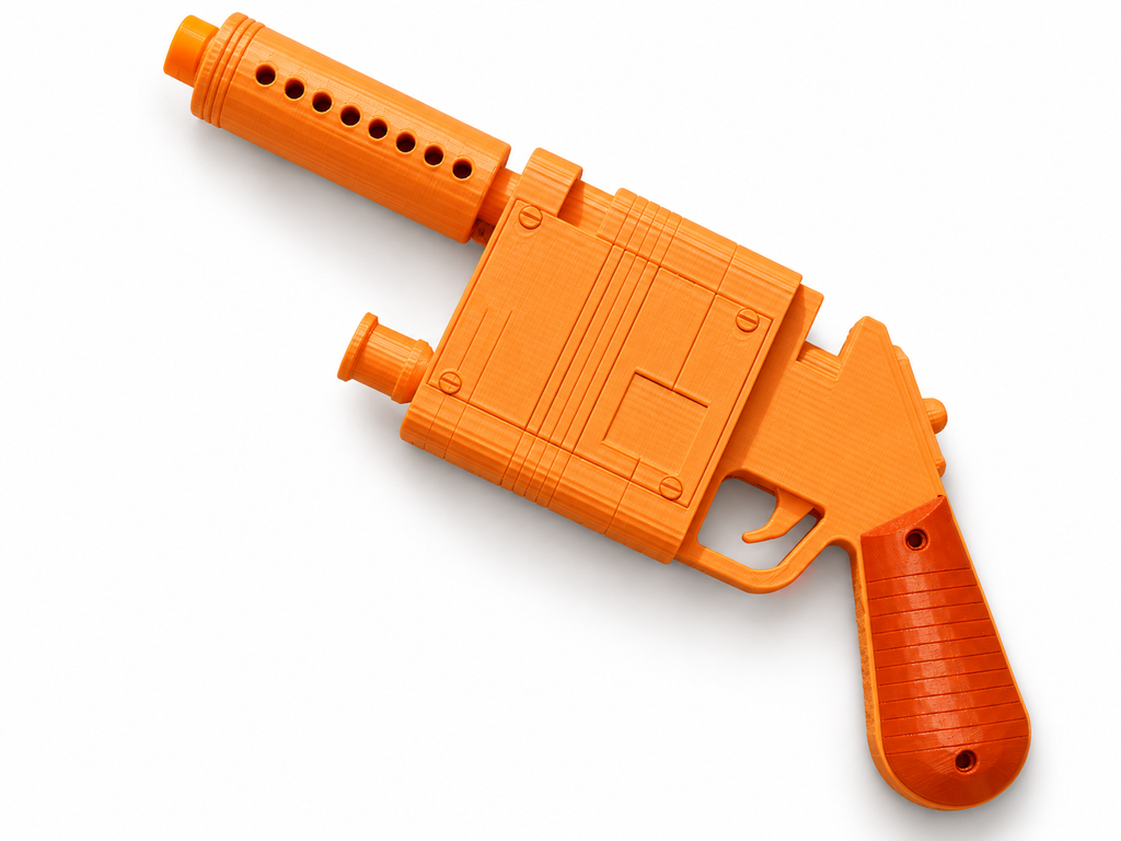 Star Wars Rey NN-14 Blaster 23cm 3D Printed Toy Cosplay Prop Model Kit