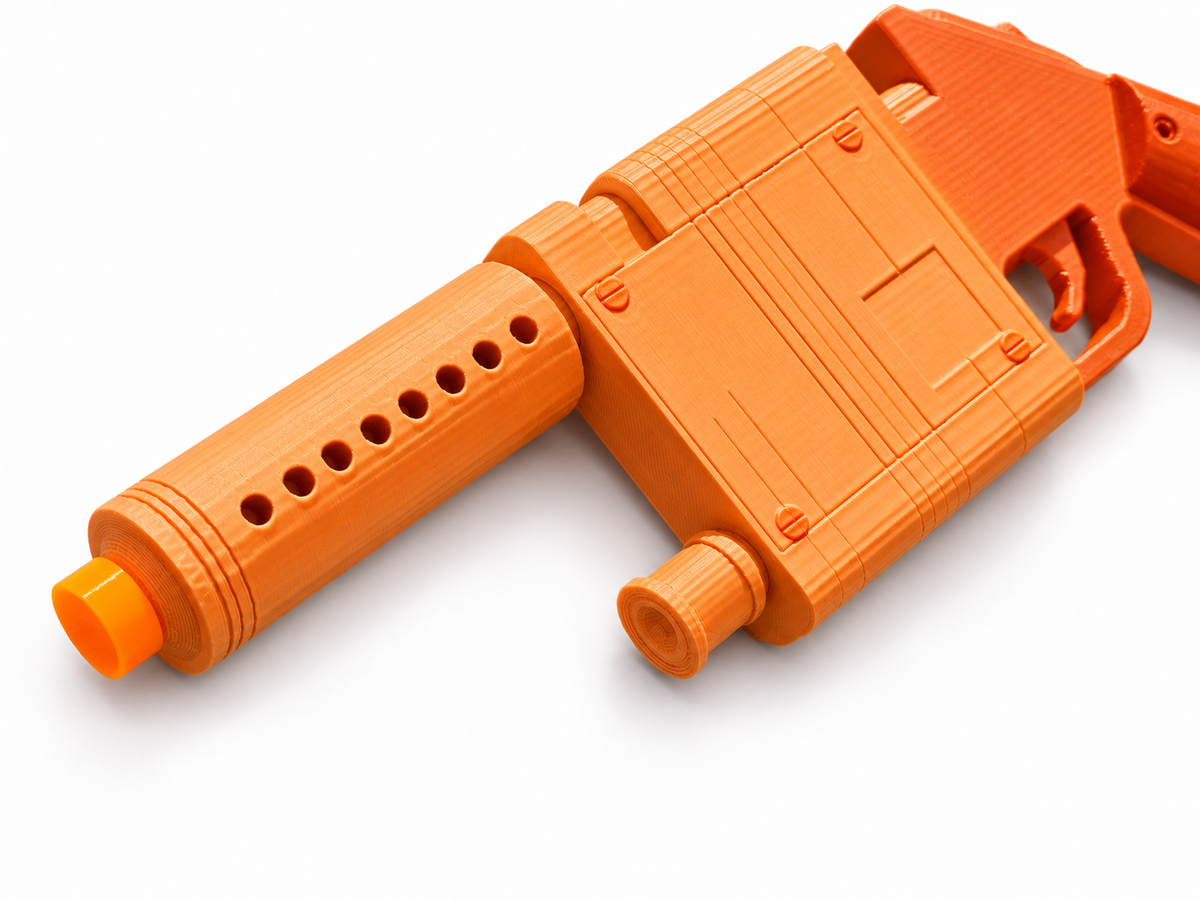 Star Wars Rey NN-14 Blaster 23cm 3D Printed Toy Cosplay Prop Model Kit