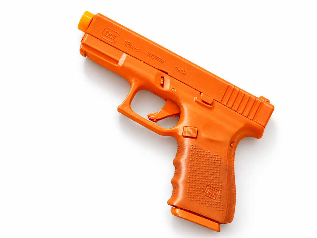 Glock 19 John Wick 3D Printed Non-Functional Cosplay Prop Model Kit