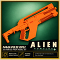 Alien Romulus F44AA Pulse Rifle White 3D Printed Cosplay Prop Kit