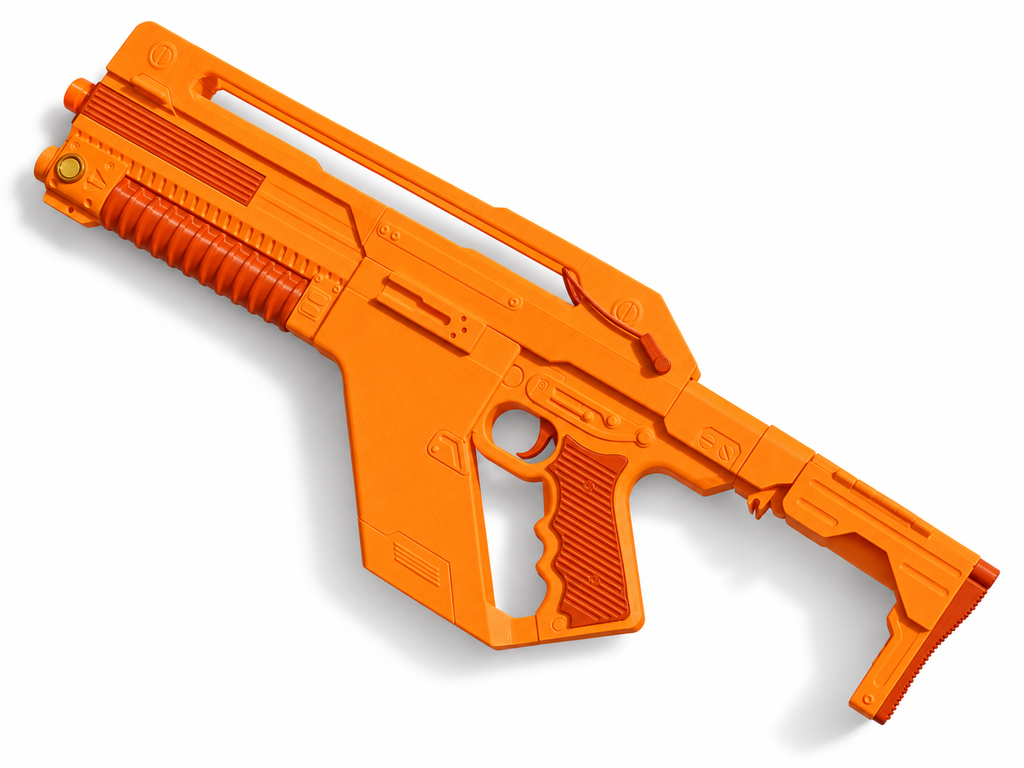 Alien Romulus F44AA Pulse Rifle White 3D Printed Cosplay Prop Kit