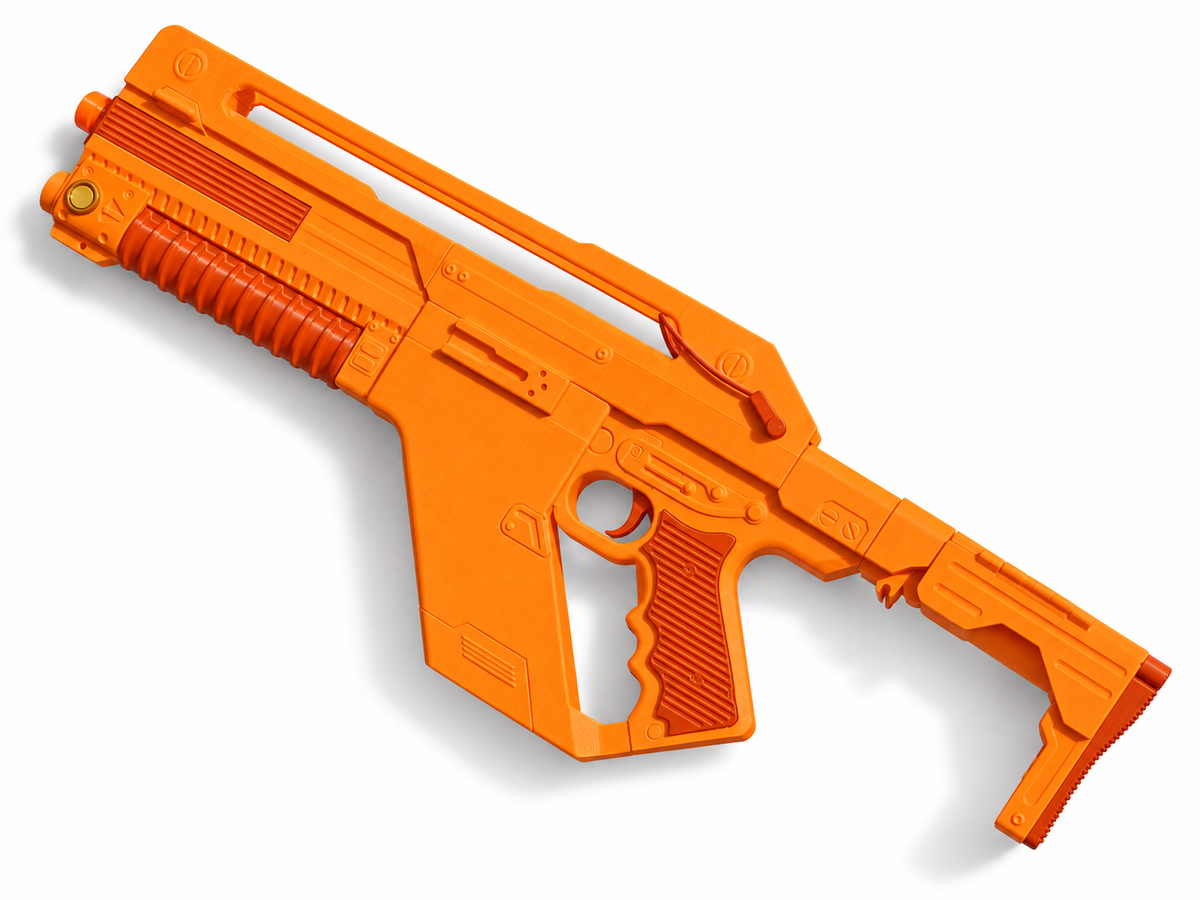 Alien Romulus F44AA Pulse Rifle White 3D Printed Cosplay Prop Kit