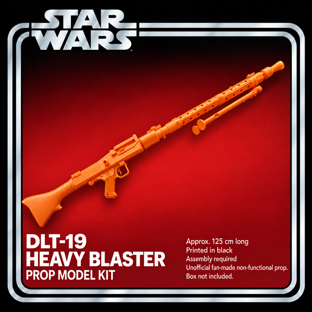 Star Wars DLT-19 Stormtrooper Blaster 125cm 3D Printed Cosplay Prop Kit