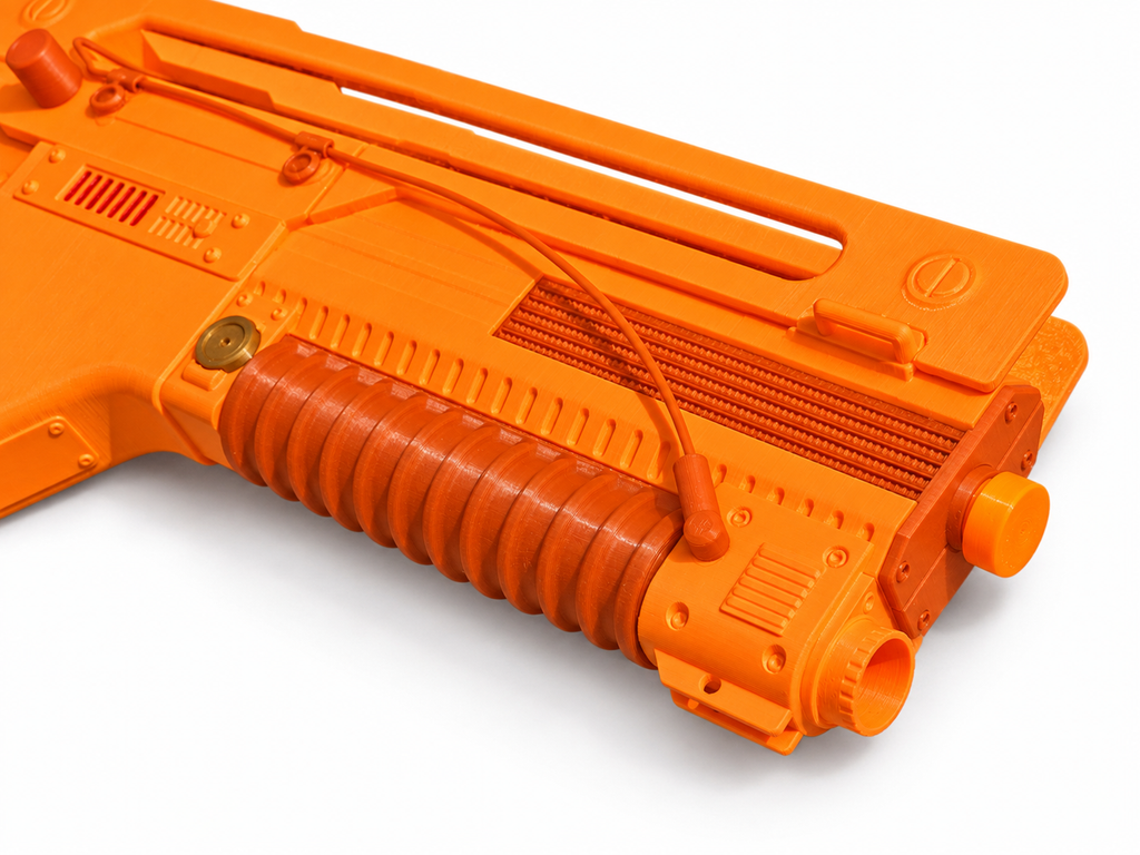 Alien Romulus F44AA Unibody White 3D Printed Pulse Rifle Cosplay Prop Kit