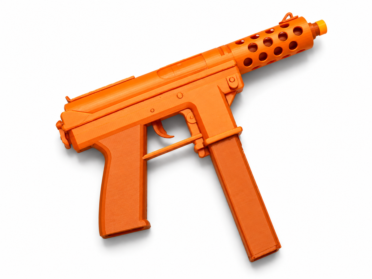 Big Trouble Little China TEC-9 3D Printed Non-Functional Cosplay Prop Kit