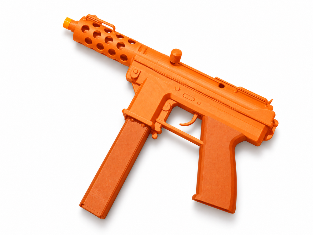 Big Trouble Little China TEC-9 3D Printed Non-Functional Cosplay Prop Kit