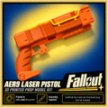 Fallout AER9 Lee Moldaver Laser Pistol Green 3D Printed Cosplay Prop Kit