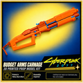 Cyberpunk 2077 Budget Arms Carnage 3D Printed Cosplay Shotgun Prop Kit