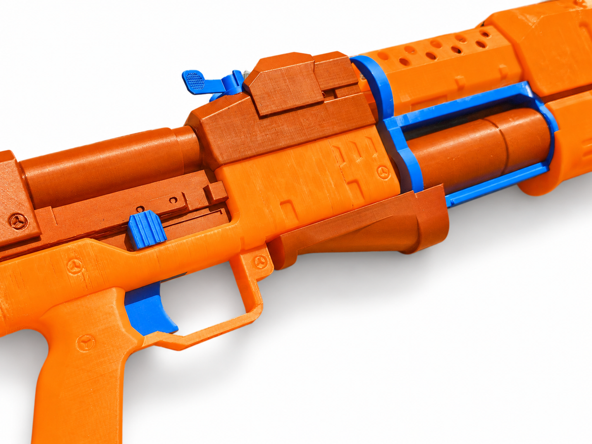 Cyberpunk 2077 Budget Arms Carnage 3D Printed Cosplay Shotgun Prop Kit