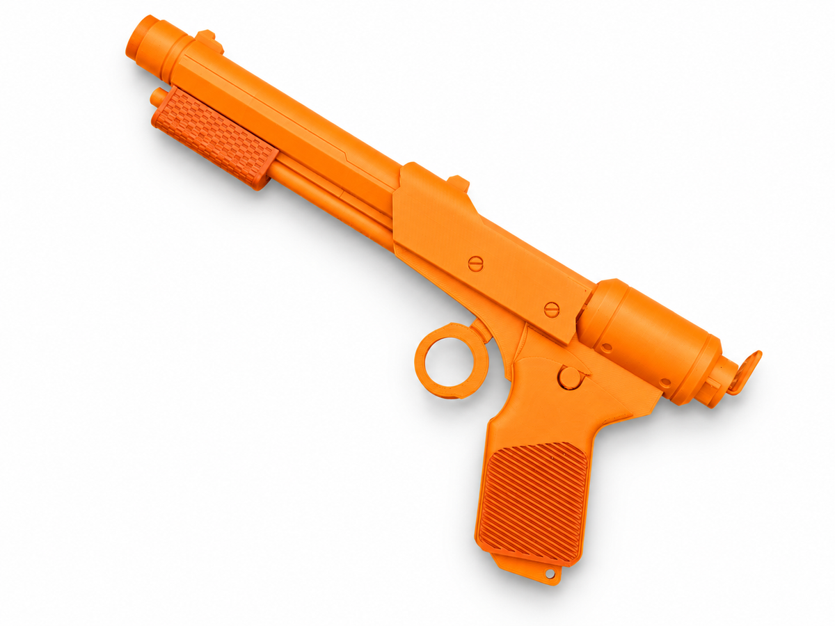 Fallout Lucy Dart Injector Pistol Silver 3D Printed Cosplay Prop Kit