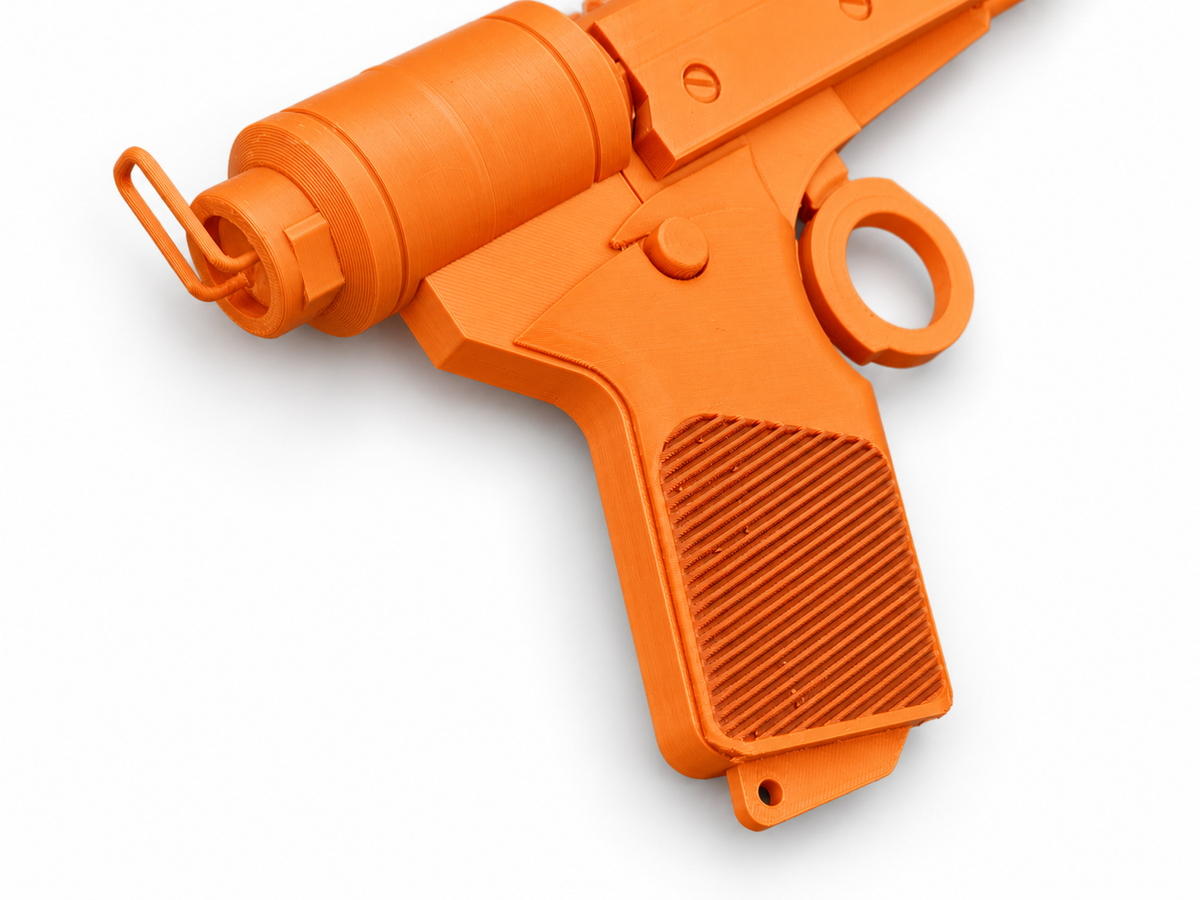 Fallout Lucy Dart Injector Pistol Silver 3D Printed Cosplay Prop Kit