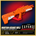 The Expanse Martian Assault Rifle 3D Printed Cosplay Blaster Prop Kit