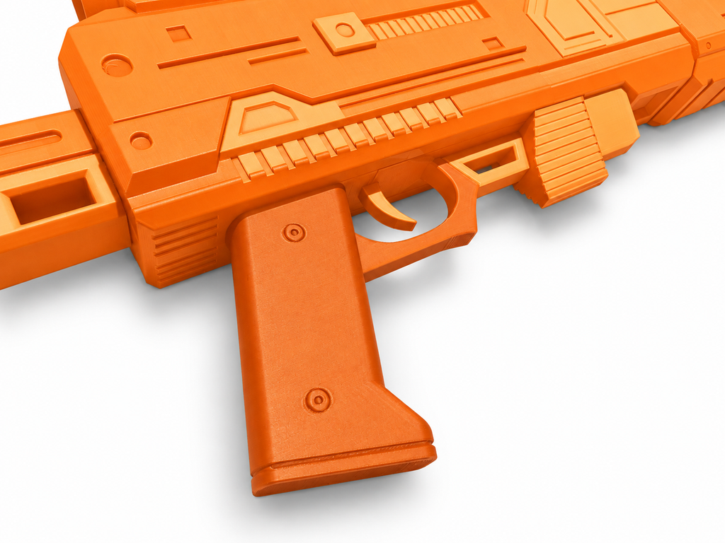 Star Wars Beebox Blaster Rifle 3D Printed Toy Cosplay Prop Model Kit