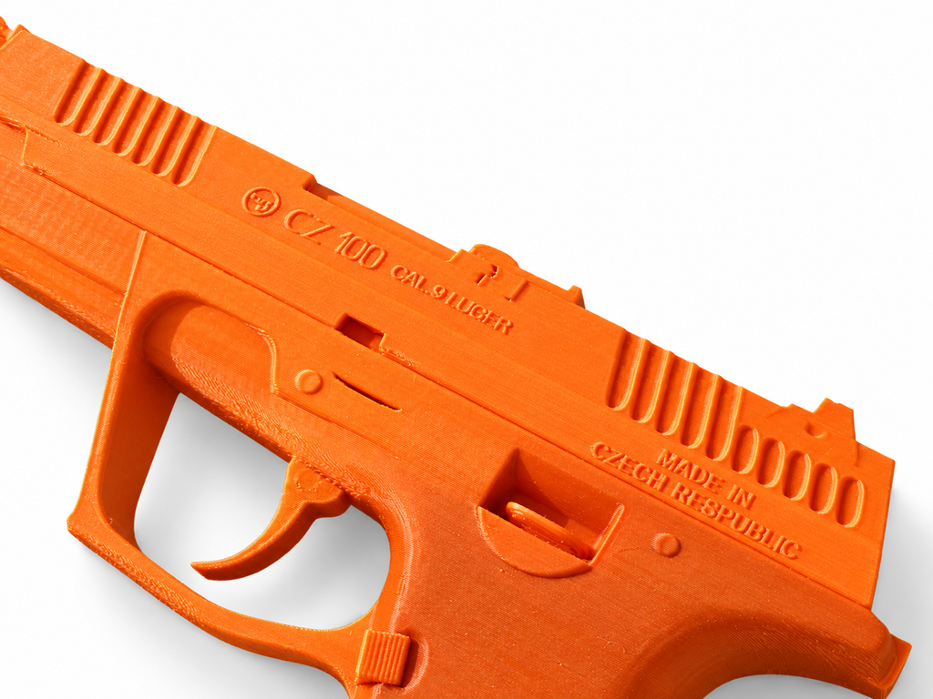 Bourne Identity CZ 100 3D Printed Non-Functional Cosplay Pistol Prop Kit