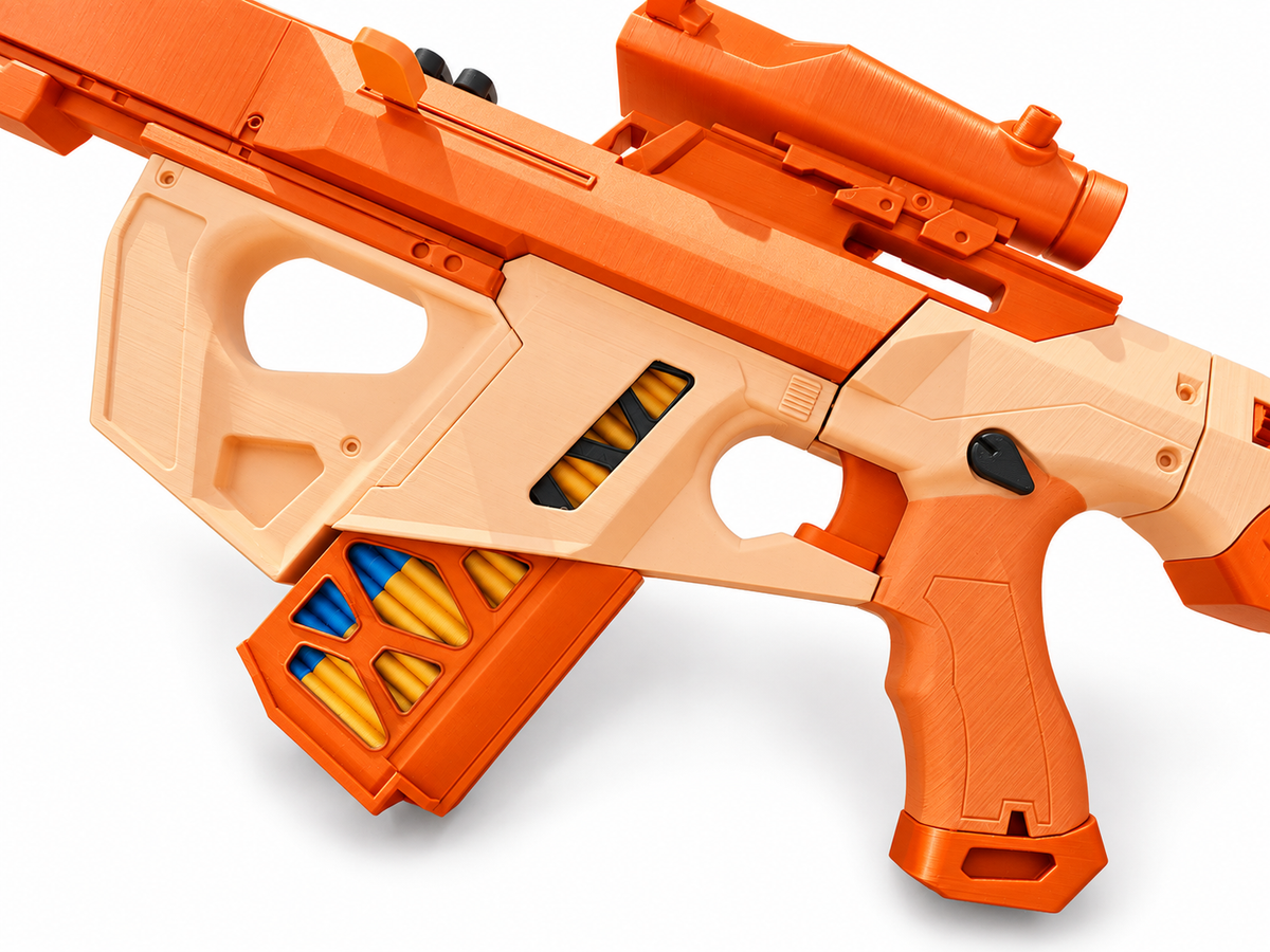 Avatar MR69-AR Human Size 74cm Sand Black 3D Printed Cosplay Rifle Prop Kit