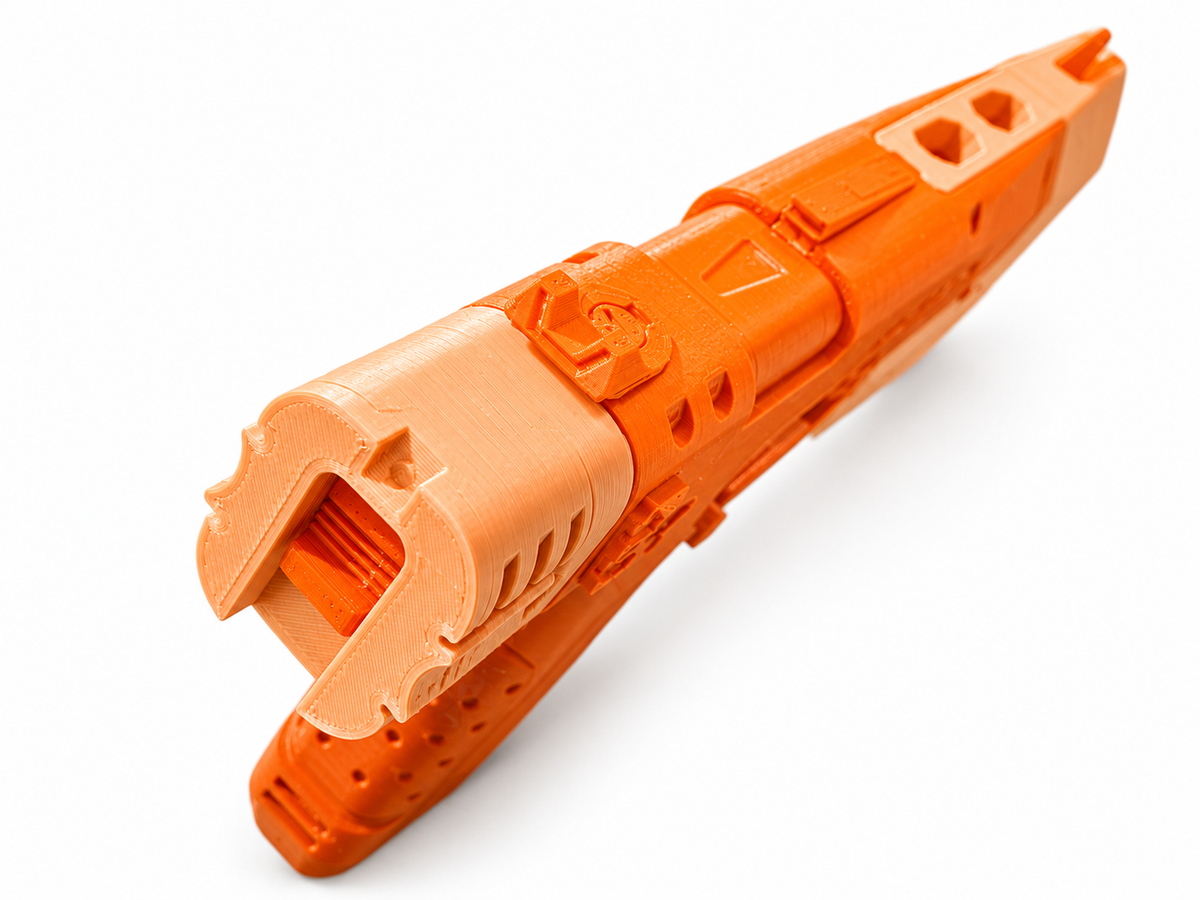 Cyberpunk 2077 Militech M-10AF Lexington 3D Printed Toy Cosplay Blaster Kit