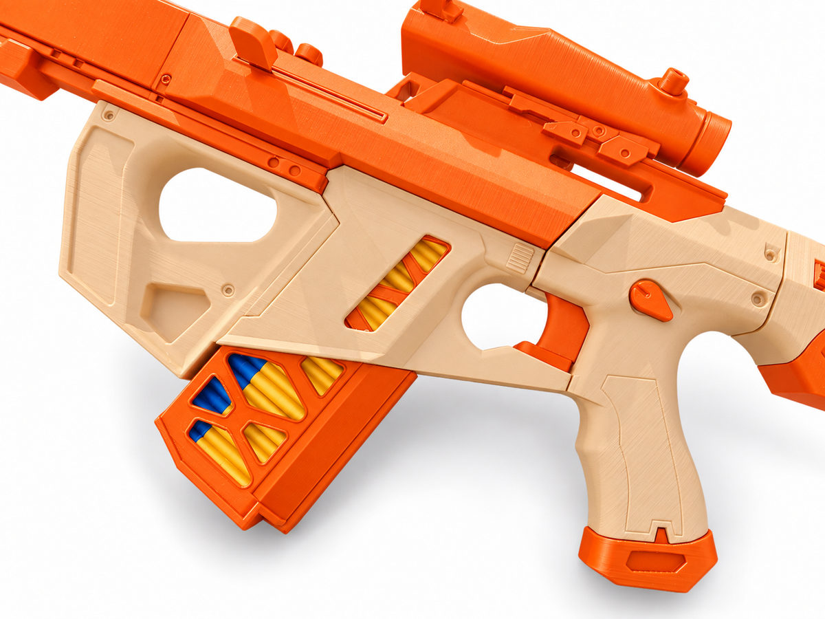 Avatar MR69-AR Na'vi Size Sand Black 3D Printed Cosplay Rifle Prop Kit