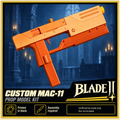 Blade II Custom MAC-11 3D Printed Non-Functional Cosplay Prop Model Kit