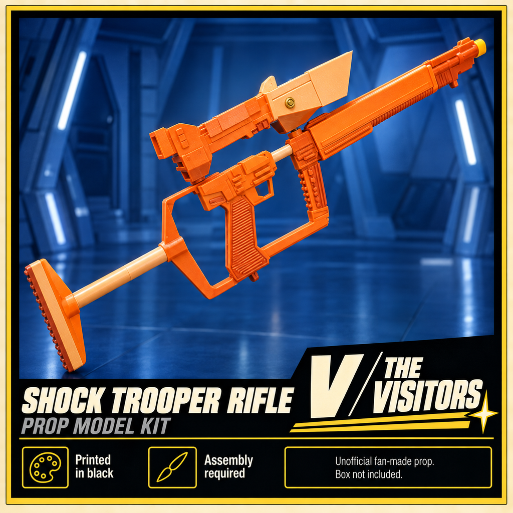 V Visitors Shock Trooper Rifle 3D Printed Toy Cosplay Prop Model Kit