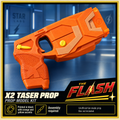 The Flash X2 Taser Orange Cartridge 3D Printed Non-Functional Cosplay Prop Kit