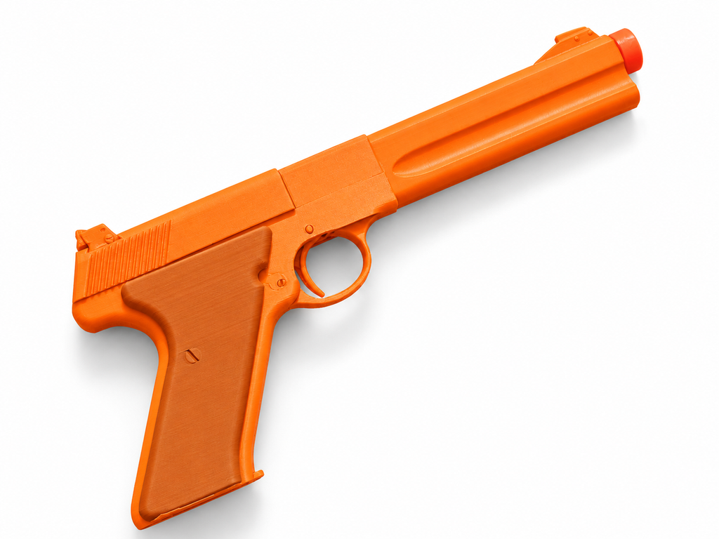 Kino's Journey Colt Woodsman Brown Grip 3D Printed Cosplay Prop Model Kit