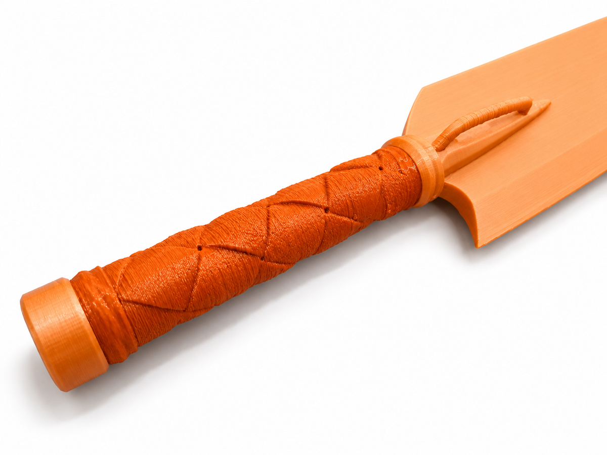 Star Wars Obi-Wan Kenobi Butcher Knife Silver Brown 3D Printed Cosplay Kit