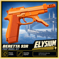 Elysium Beretta 93R 3D Printed Non-Functional Cosplay Pistol Prop Model Kit