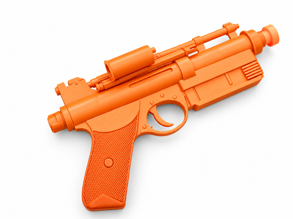 Star Wars Obi-Wan Kenobi Black Blaster 3D Printed Toy Cosplay Prop Kit