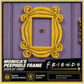 Friends Monica Yellow Peephole Frame One Piece Willow Wood 3D Printed Prop