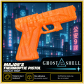 Ghost in the Shell Major Thermoptic Clear 3D Printed Cosplay Pistol Prop