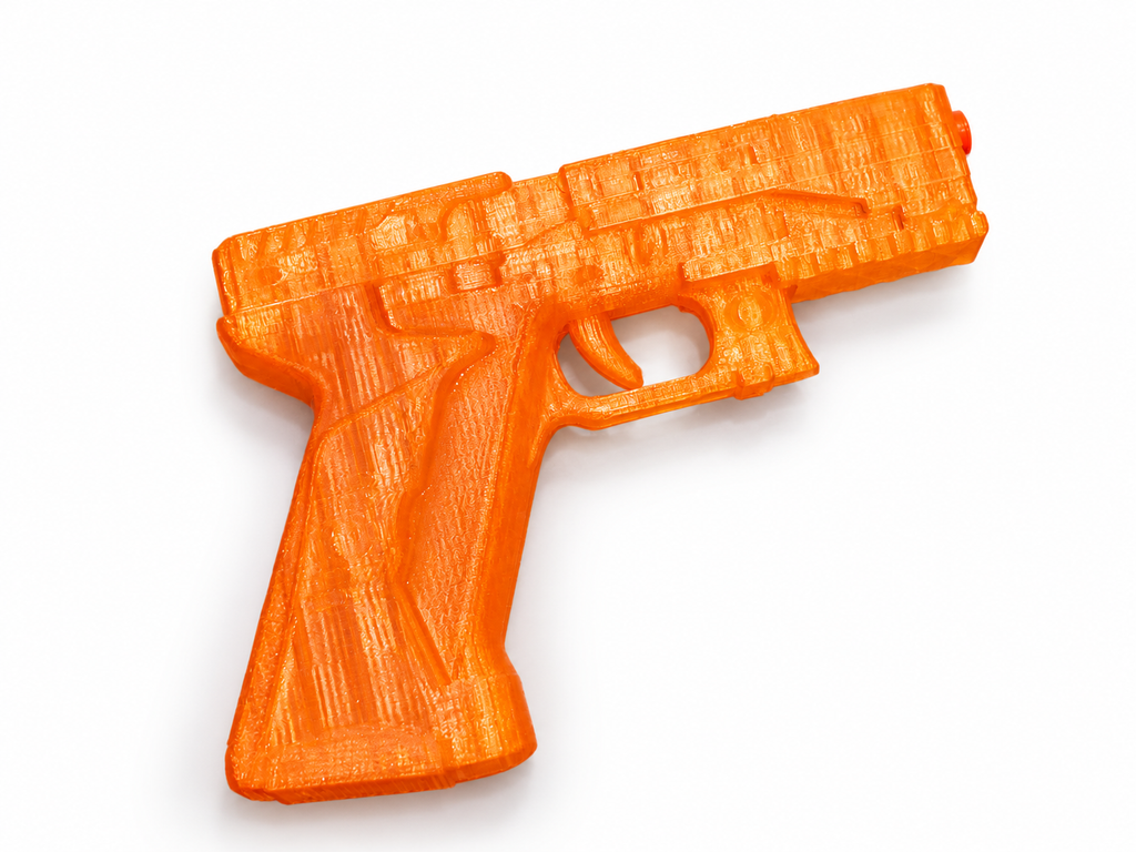 Ghost in the Shell Major Thermoptic Clear 3D Printed Cosplay Pistol Prop