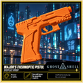 Ghost in the Shell Major Thermoptic White 3D Printed Cosplay Pistol Prop