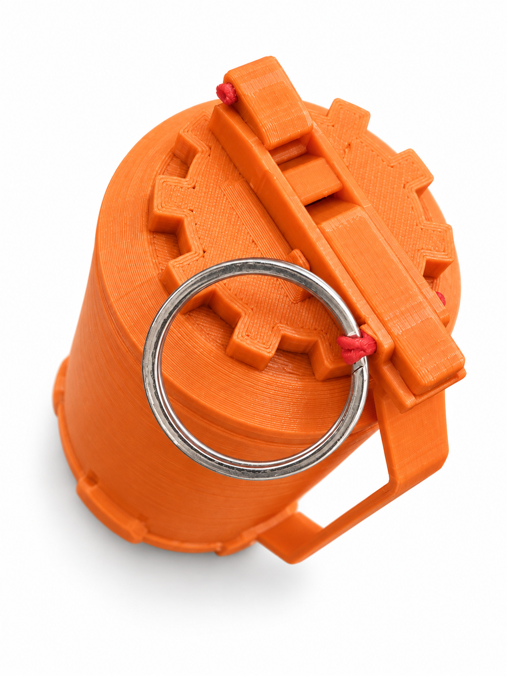 Elysium HMX Grenade Silver 3D Printed Non-Functional Cosplay Prop Kit