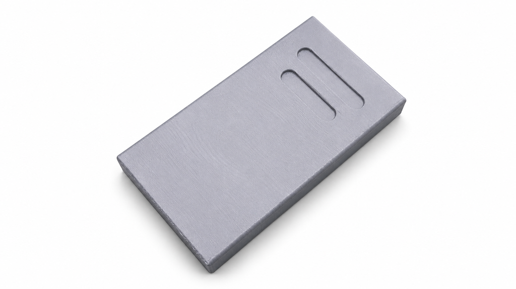 Star Wars Mandalorian Beskar Ingot Standard Silver 3D Printed Display Prop