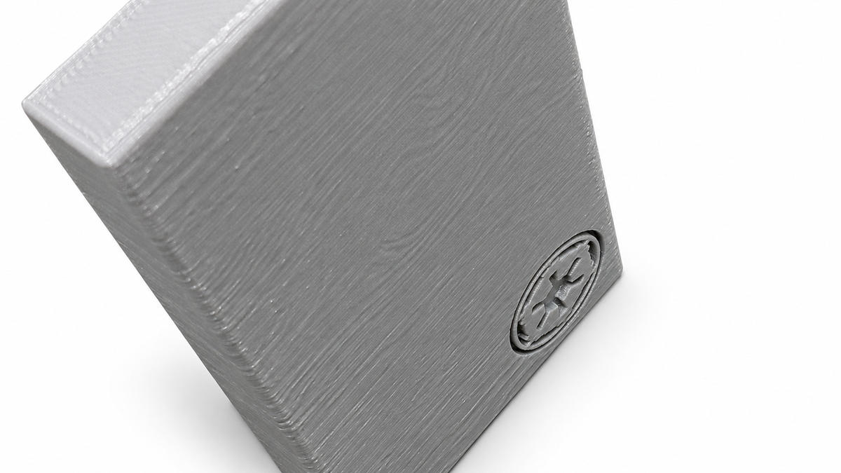 Star Wars Mandalorian Beskar Ingot Standard Silver 3D Printed Display Prop