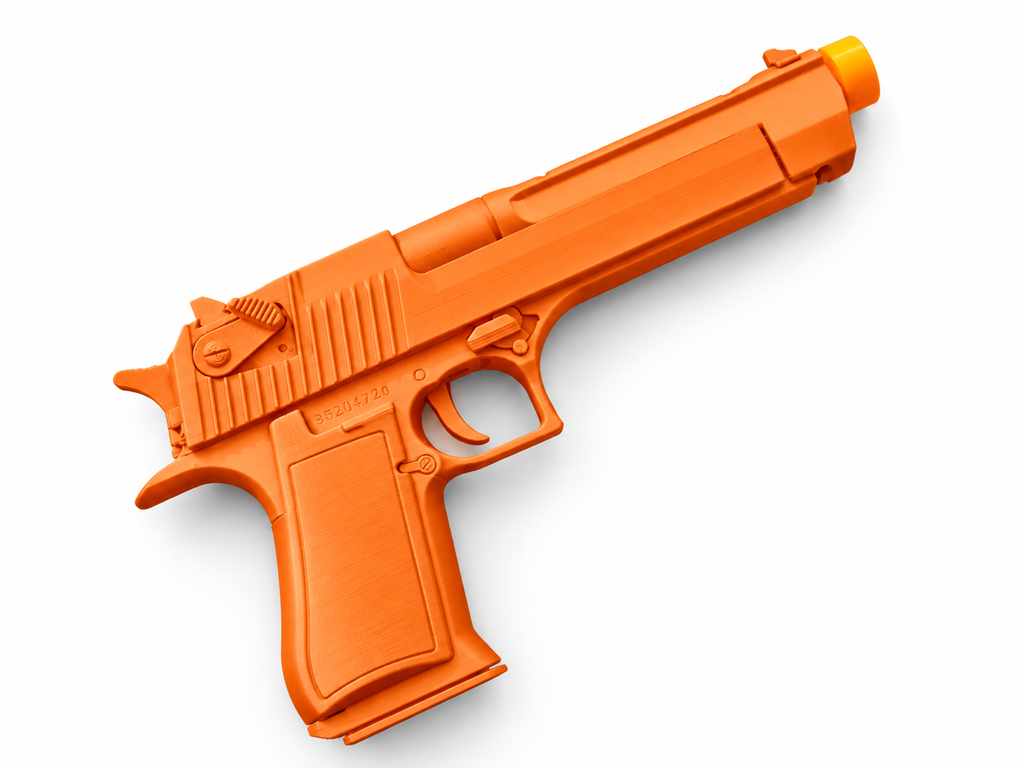 The Matrix Desert Eagle Black 27.5cm 3D Printed Cosplay Pistol Prop Kit