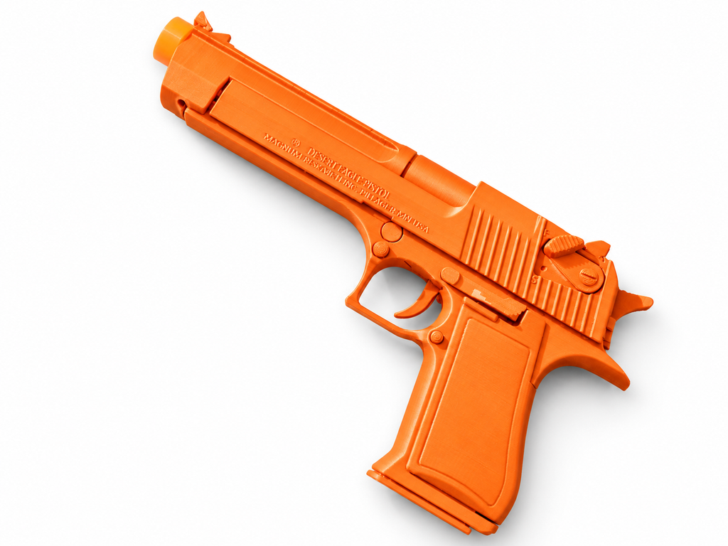 The Matrix Desert Eagle Black 27.5cm 3D Printed Cosplay Pistol Prop Kit