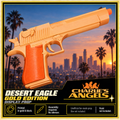 Charlies Angels Desert Eagle Gold Black 3D Printed Cosplay Pistol Kit